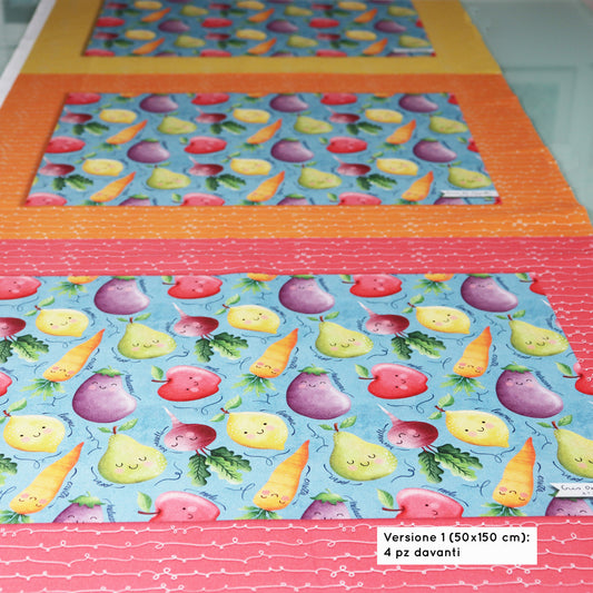 Pannello di stoffa per cucire 4 tovagliette da colazione