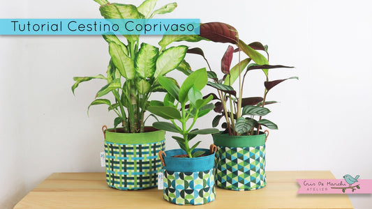 Cestino Coprivaso - Video Tutorial di Cucito Creativo