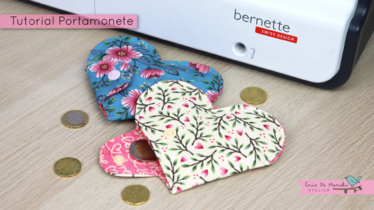 Portamonete Cuore - Video Tutorial di Cucito Creativo