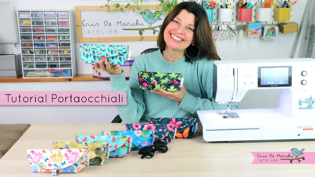 Portaocchiali in Softshell - Video Tutorial di Cucito Creativo