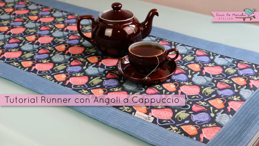 Runner con Angoli a Cappuccio - Video Tutorial di Cucito Creativo