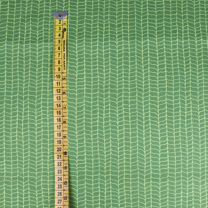 Set di 3 Tessuti Coordinati in Raso 100% Cotone: Fichi Fucsia e Foglie Verdi