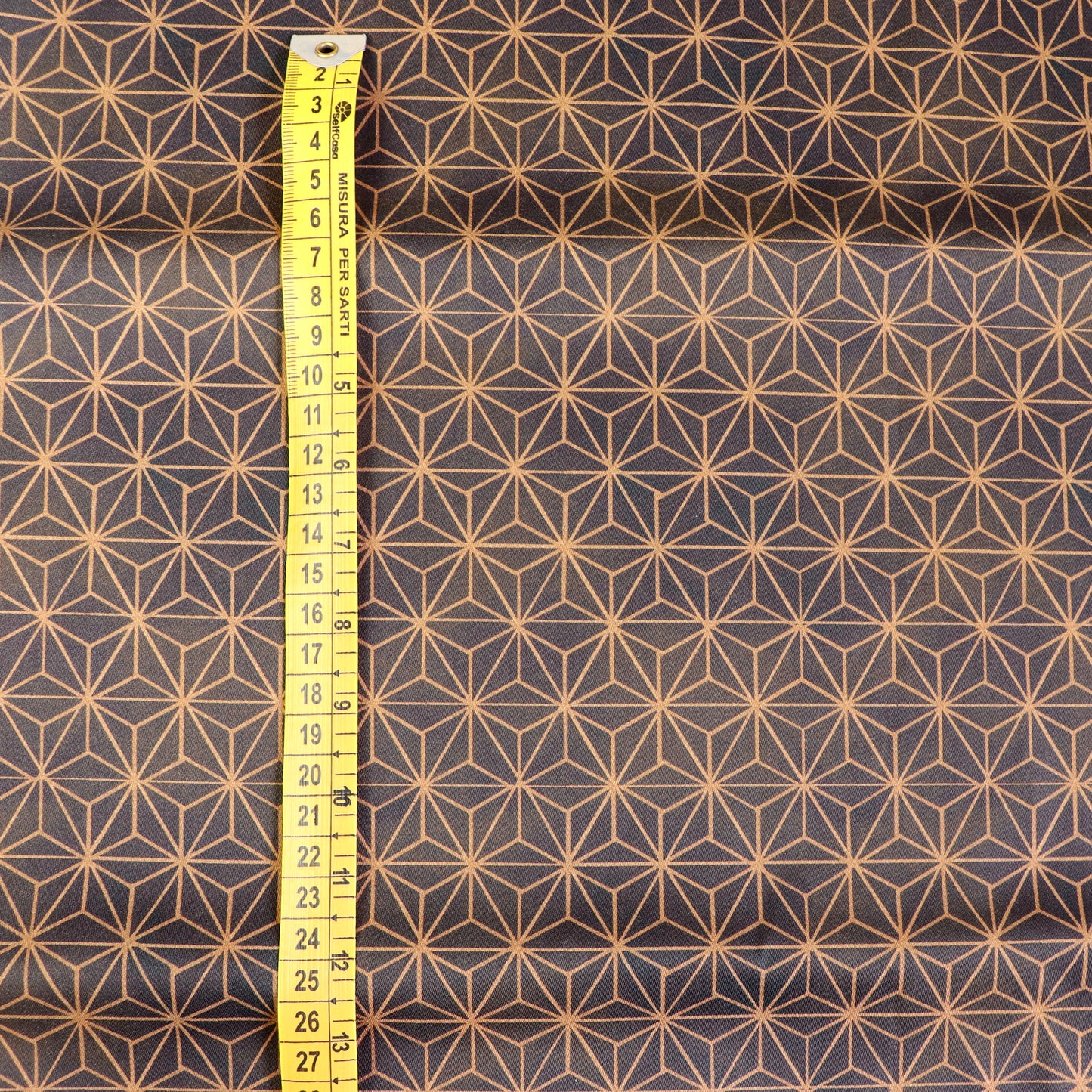 Set di 3 Tessuti Coordinati in Raso 100% Cotone: Api e Alveare Giallo e Marrone
