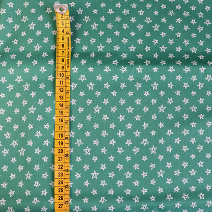 Set di 3 Tessuti Coordinati in Raso 100% Cotone: Pupazzi di Neve su sfondo Celeste